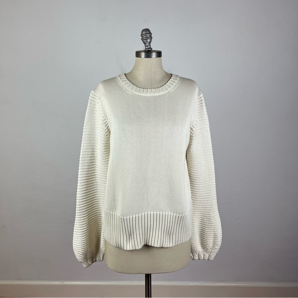 Mih Jeans Cream Lova Knit Sweater